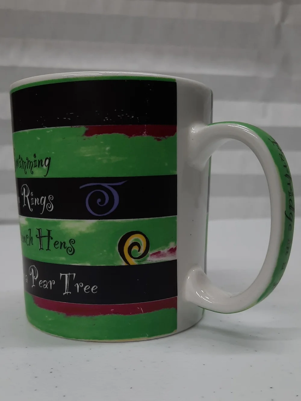 Starbucks Christmas Coffee Tea Mug Seasonal Holiday Themed 12 Days of Christmas